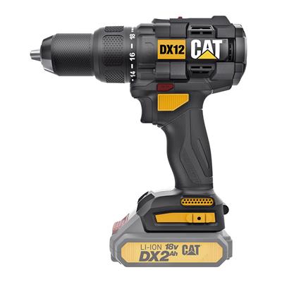 CATCAT DX12B 18Volt Kömürsüz Profesyonel Şarjlı Darbeli Matkap (Akü Dahil Değildir)DX12B