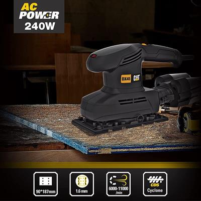 CATCAT DX45 240Watt Profesyonel Devir Ayarlı Titreşimli ZımparaDX45