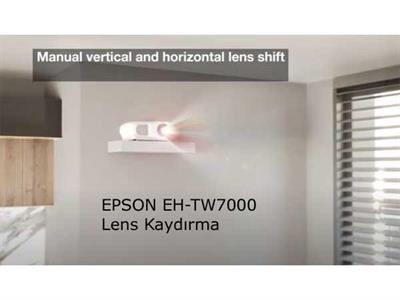 EpsonEpson EH-TW7000 3840x2160 3000 ANSI Lümen 4K Ultra HD Projeksiyon Cihazı V11H961040EH-TW7000