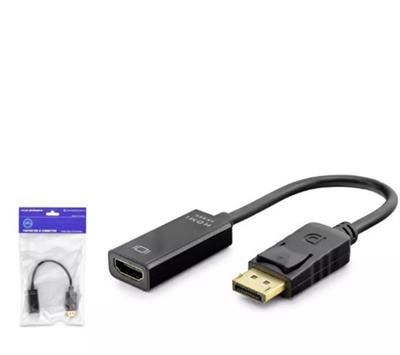 HADRONHADRON HDX7823 DISPLAY (M) TO HDMI (F) ADAPTÖR 4K 30HZ SİYAH8680469038206