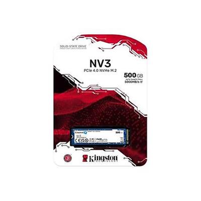KINGSTONKingston 500GB NV3 PCIe 4.0 NVMe M.2 2280 SSD Disk SNV3S-500G SSD Disk740617344806