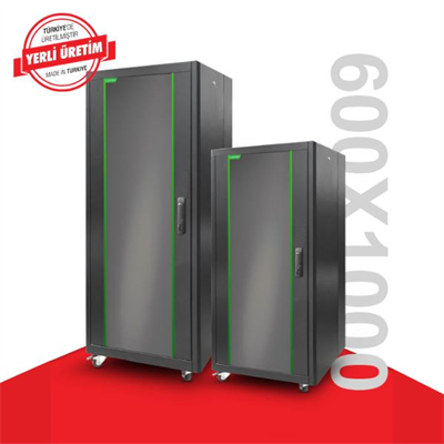 LEGENDLegend 26u 19 INC Dikili Tip Rack Kabinet 600x1000x1335mm Siyah26u-600*1000