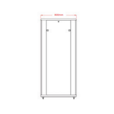 LEGENDLegend 26u 19 INC Dikili Tip Rack Kabinet 800x800x1335mm Siyah26u-800x800