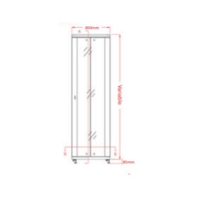 LEGENDLegend 42u 19 INC Dikili Tip Rack Kabinet 600x1000x2047mm Siyah42u-600x1000