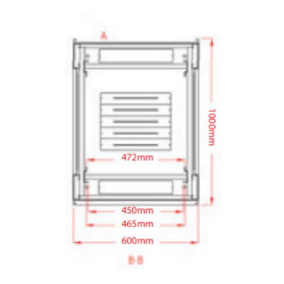 LEGENDLegend 42U 19 INC Dikili Tip Rack Kabinet 600x600x2047 SiyahME-42U-600X600