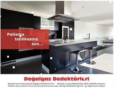 MavigardMavigard GDR-220M Konvansiyonel Doğalgaz Dedektörü Röle ÇıkışlıME-GDR-220M