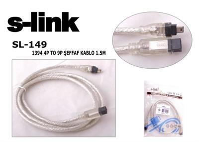 S-LİNKS-link SL-149 IEEE1394 4PİN TO 9PİN 1.5m Firewire Kablosu8697671456223