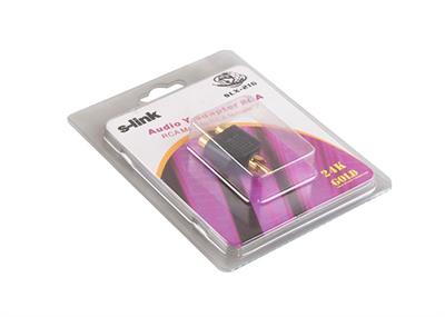 S-LİNKS-link SLX-216 Audio Y- Adapter RCA Çevirici8697671419457