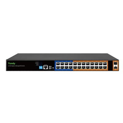 TiandyTiandy YPS-3024G-2SFP-L2 Yönetilebilir 24 Port Gigabit PoE SwitchYPS-3024G-2SFP-L2