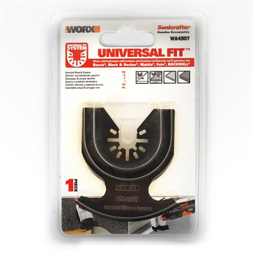 WorxWORX WA4957 Çok Amaçlı Raspalama Makinası İçin 65mm Universal Kazıma ve Halı Kesme BıçağıWA4957