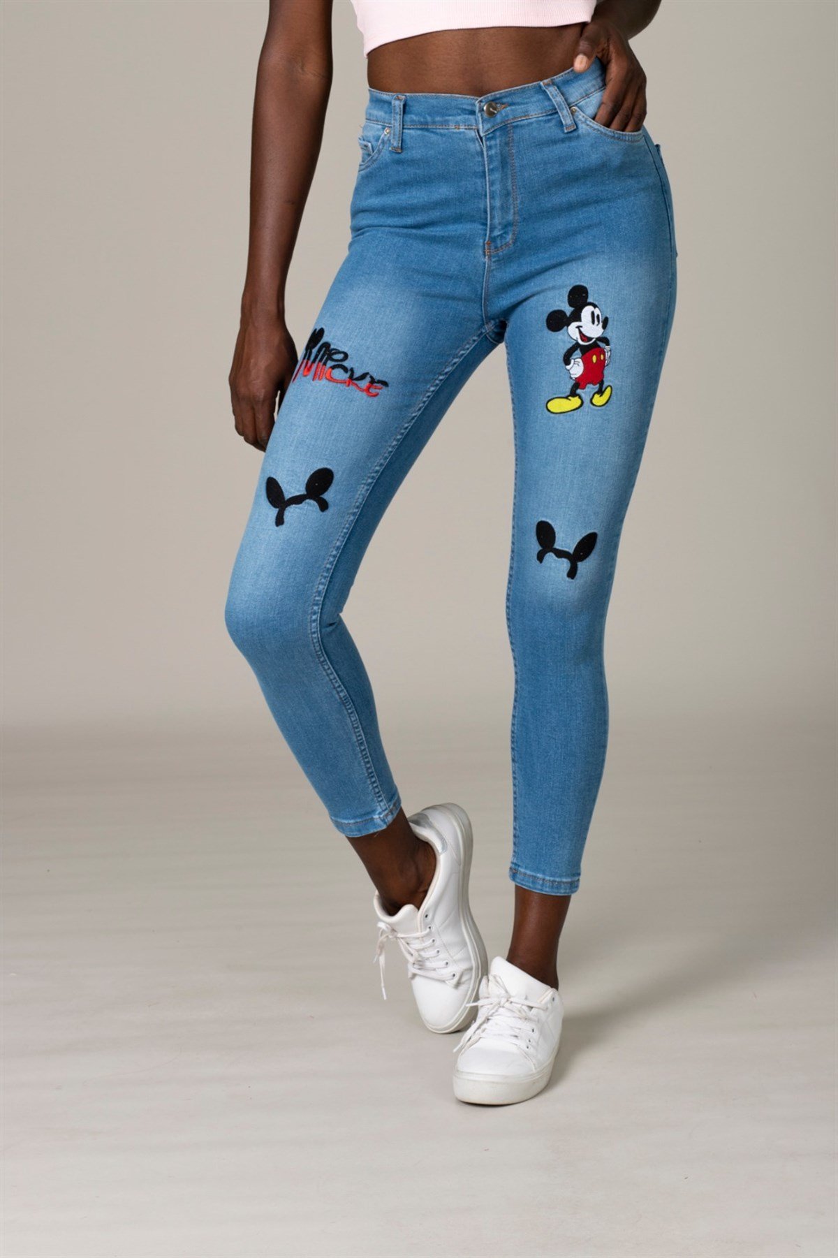  Bayan mickey mouse Pantolon 16023