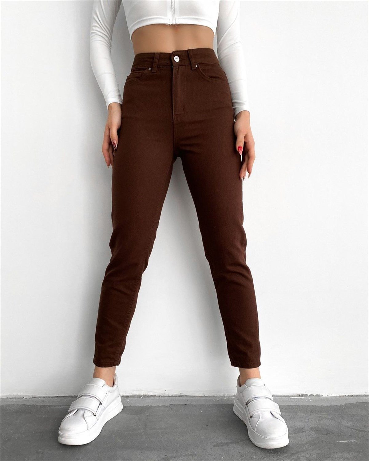 Bayan mom model Kot pantolon 2884