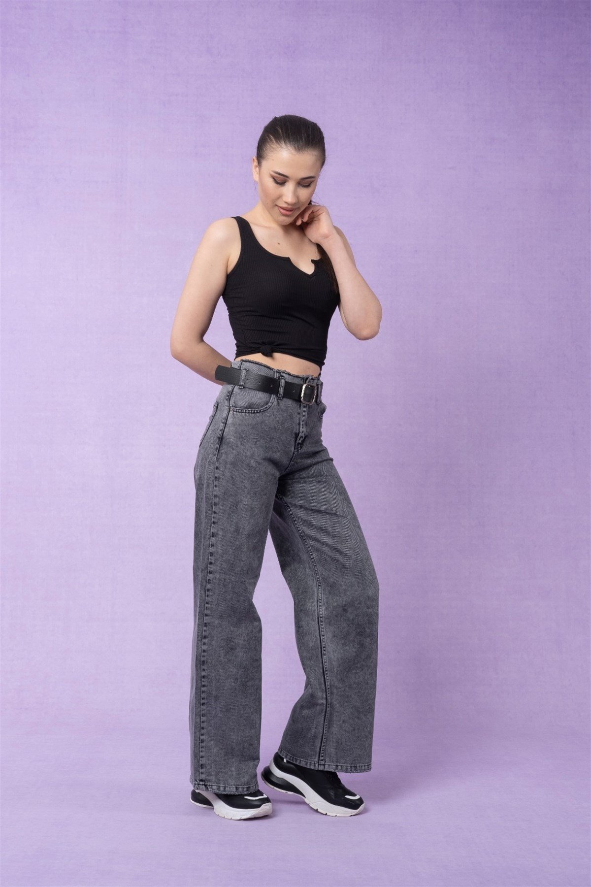 Bayan Yeni Model Bol Pantolon 611175