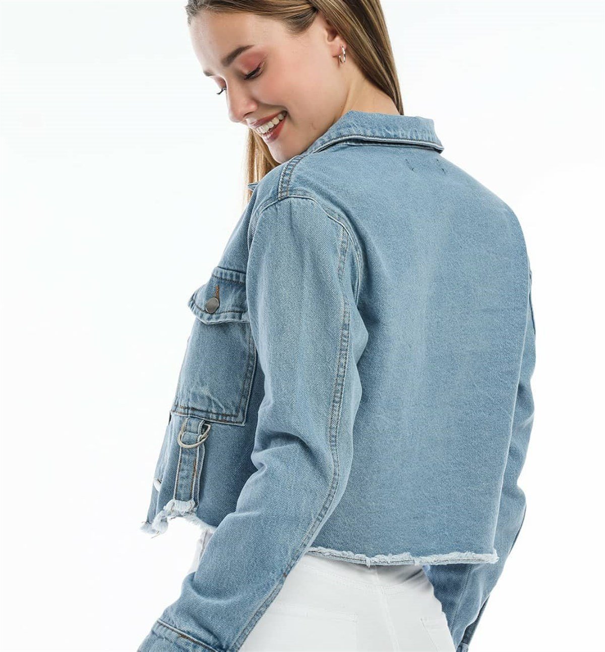 Bayan Yeni Model Kot Ceket 58788766