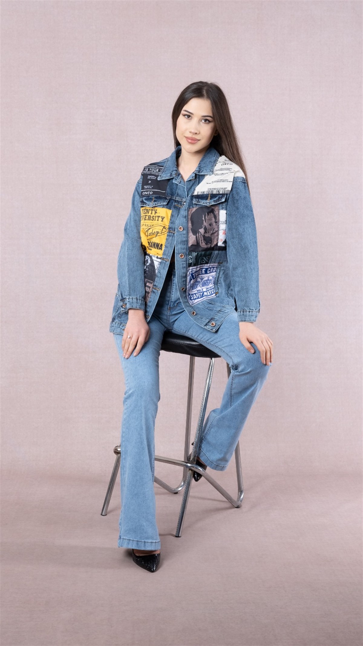 Bayan Yeni Model Kot Ceket 75544387