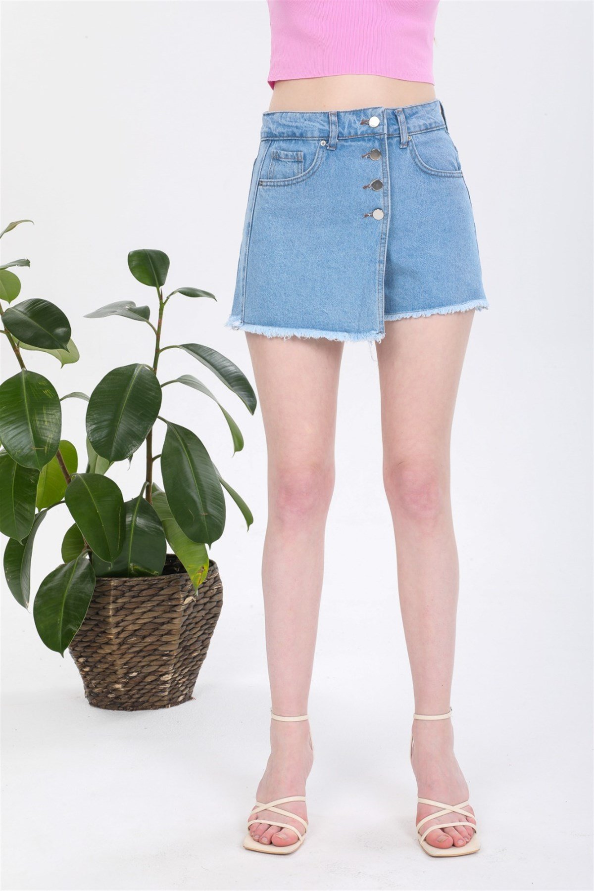 Bayan Yeni Model Kot Şort 1417227