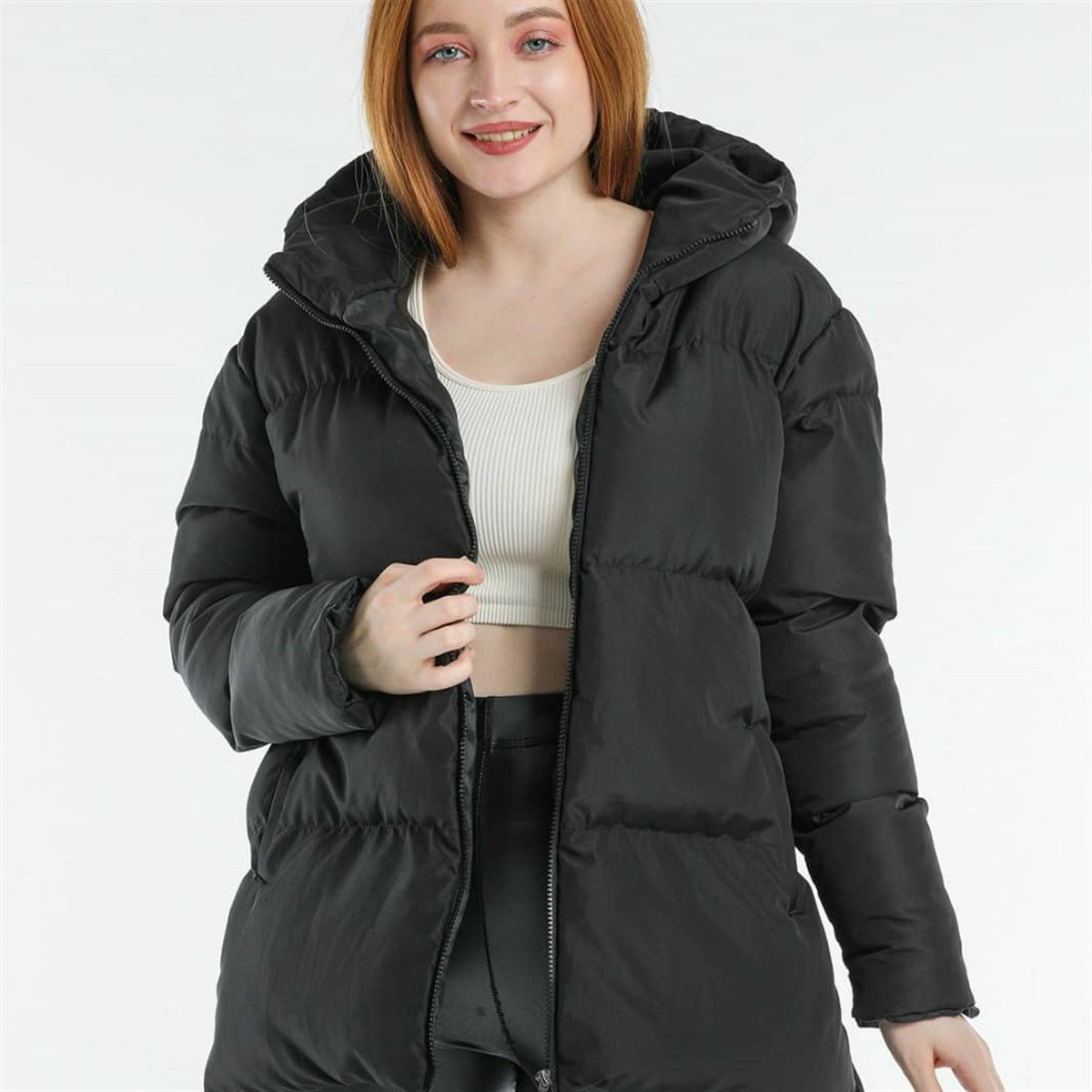 Bayan yeni model Şişme Kaban 445477