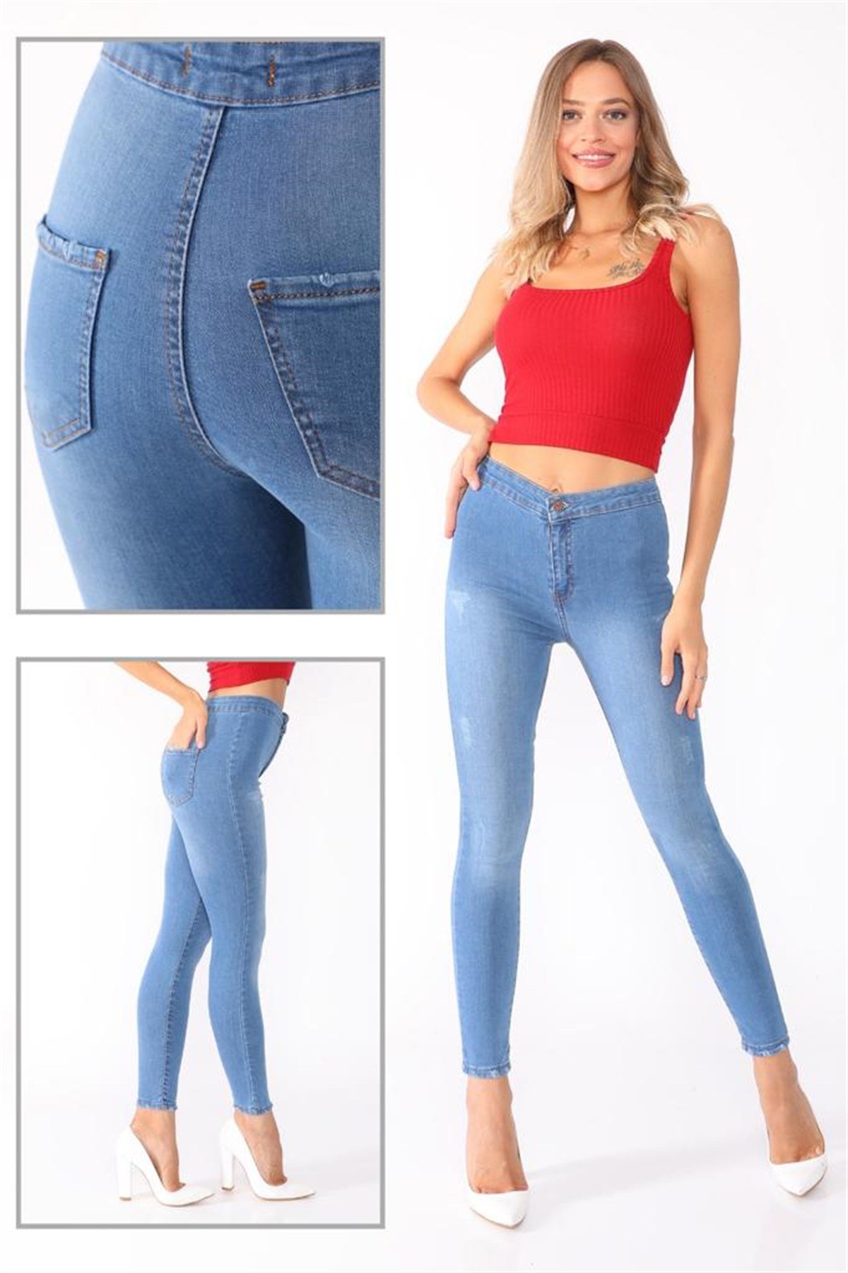 Bayan yeni model tayt pantolon 05846