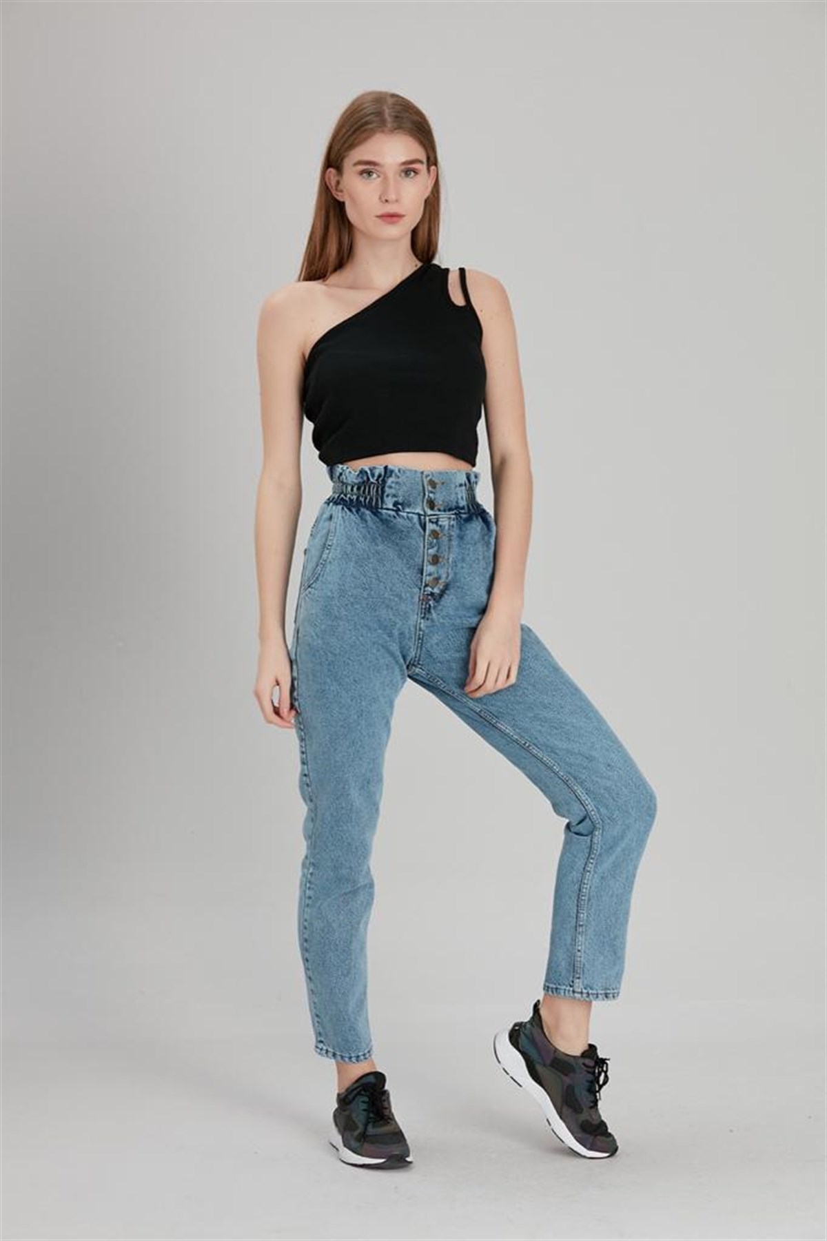 Kadın mom pantolon 43444322233