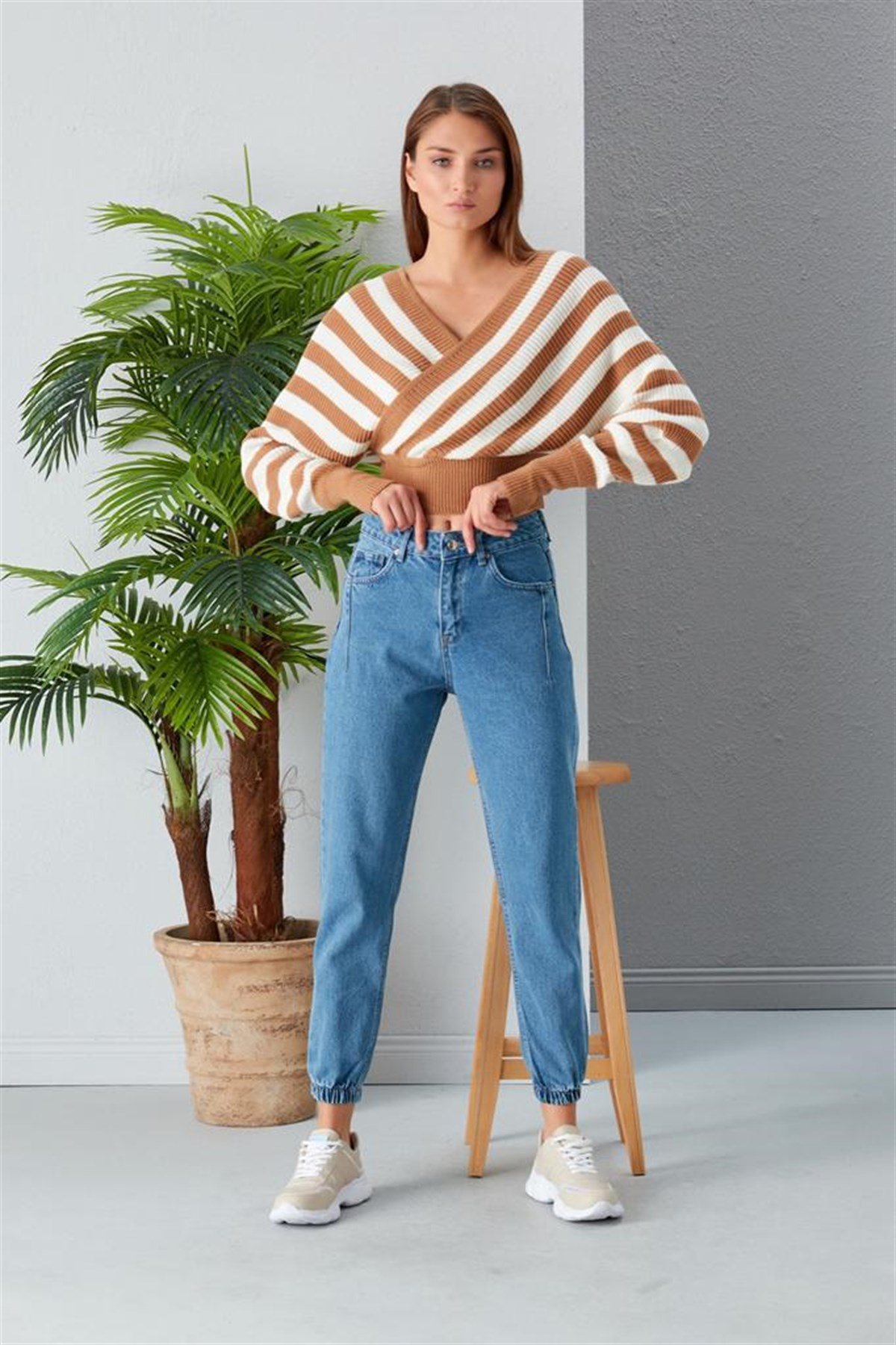 Kadın mom pantolon 443222444