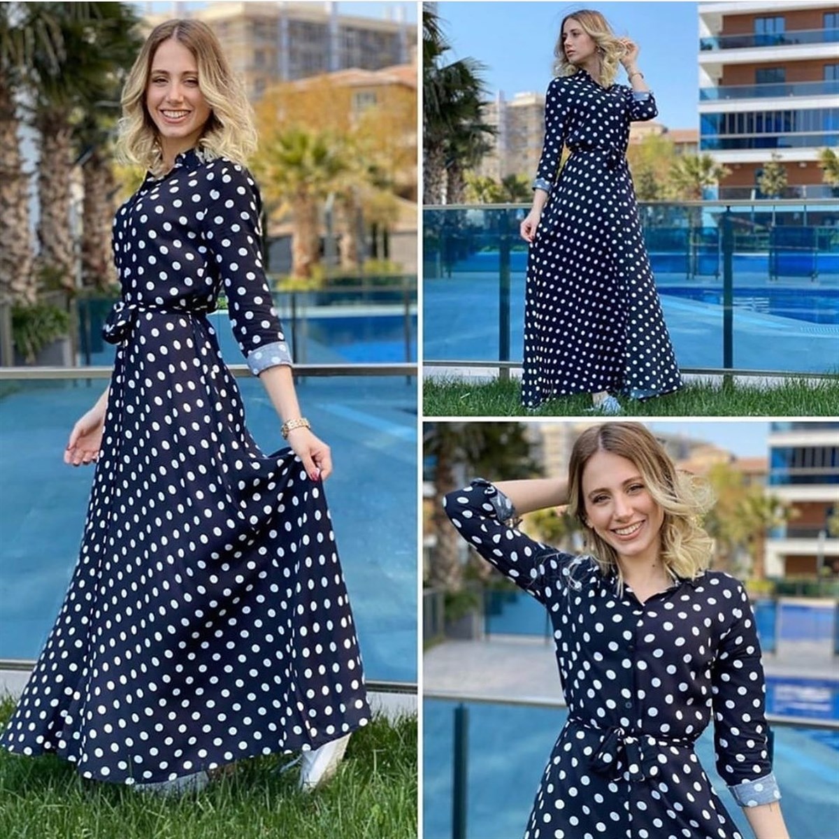 Yeni Sezon  Bayan Elbise M766