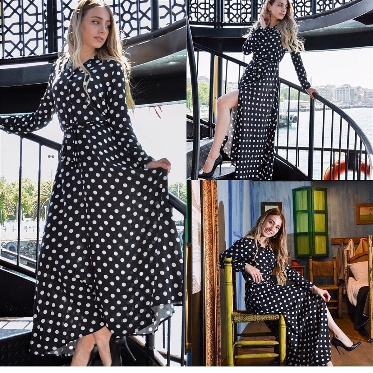 Yeni Sezon  Bayan Elbise M767