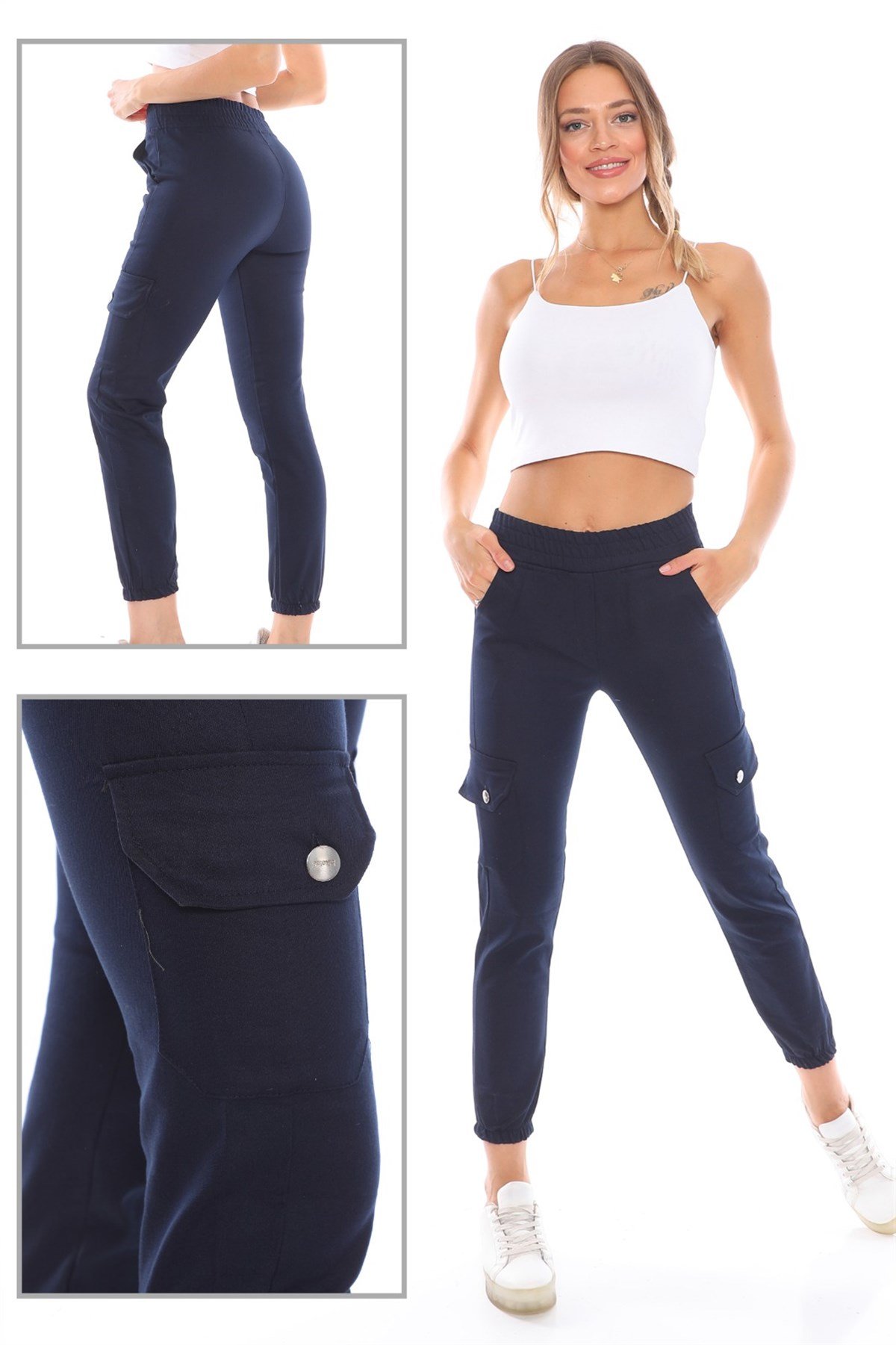  Likralı Bayan Pantolon 0076560