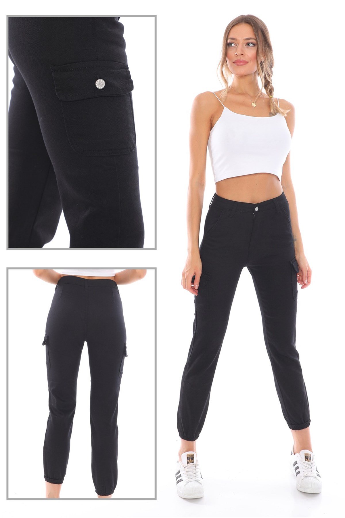  Likralı Bayan Pantolon 05800