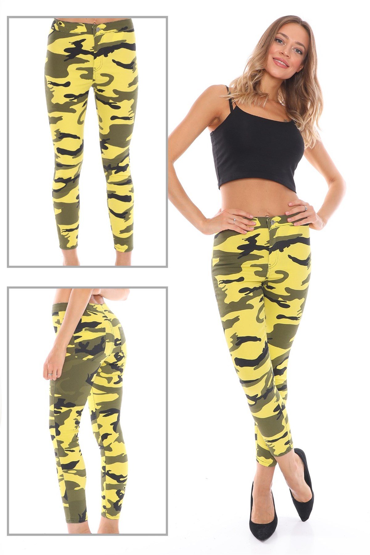  likralı Bayan Pantolon 5583311