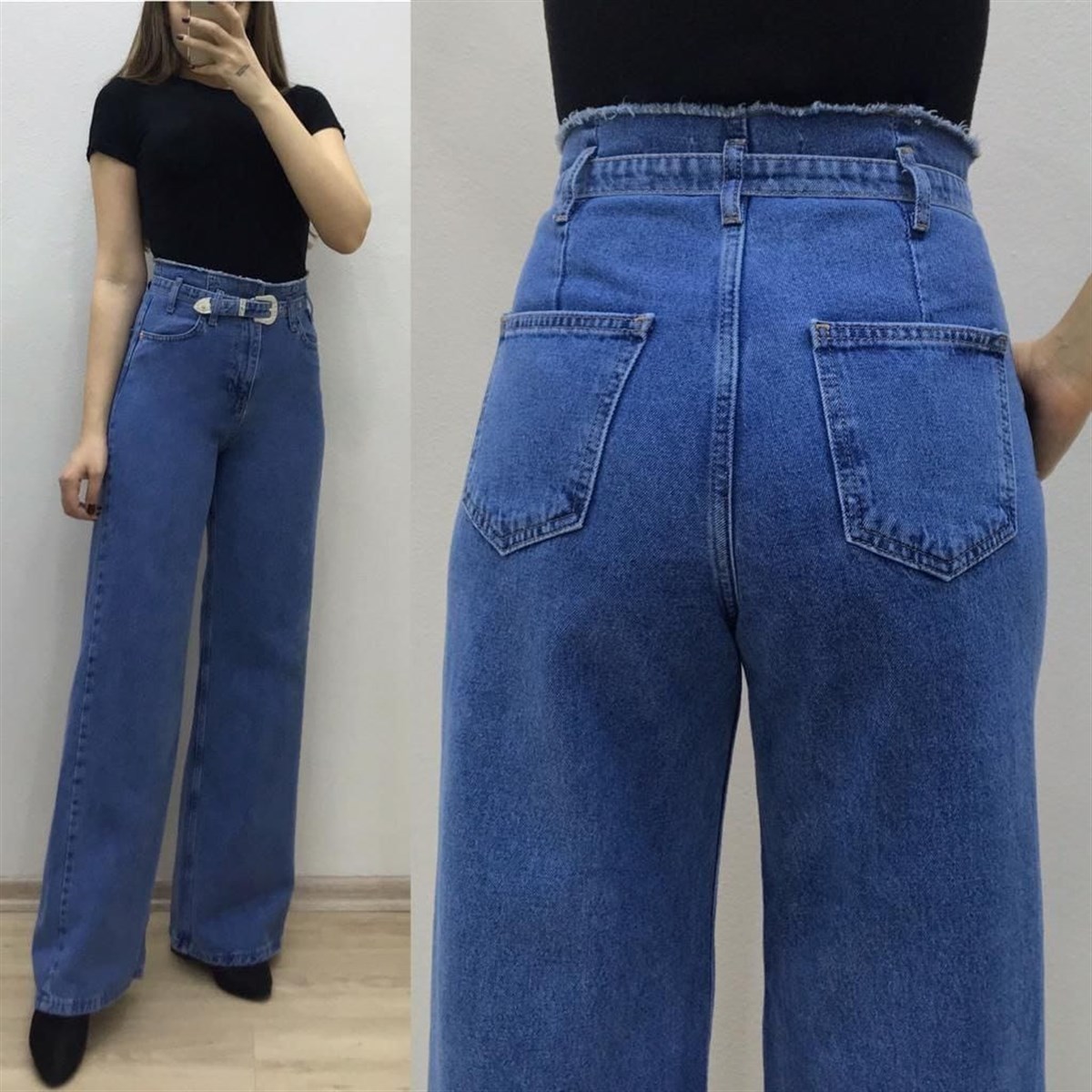 Bayan Bol Paça Kot Pantolon 980274566