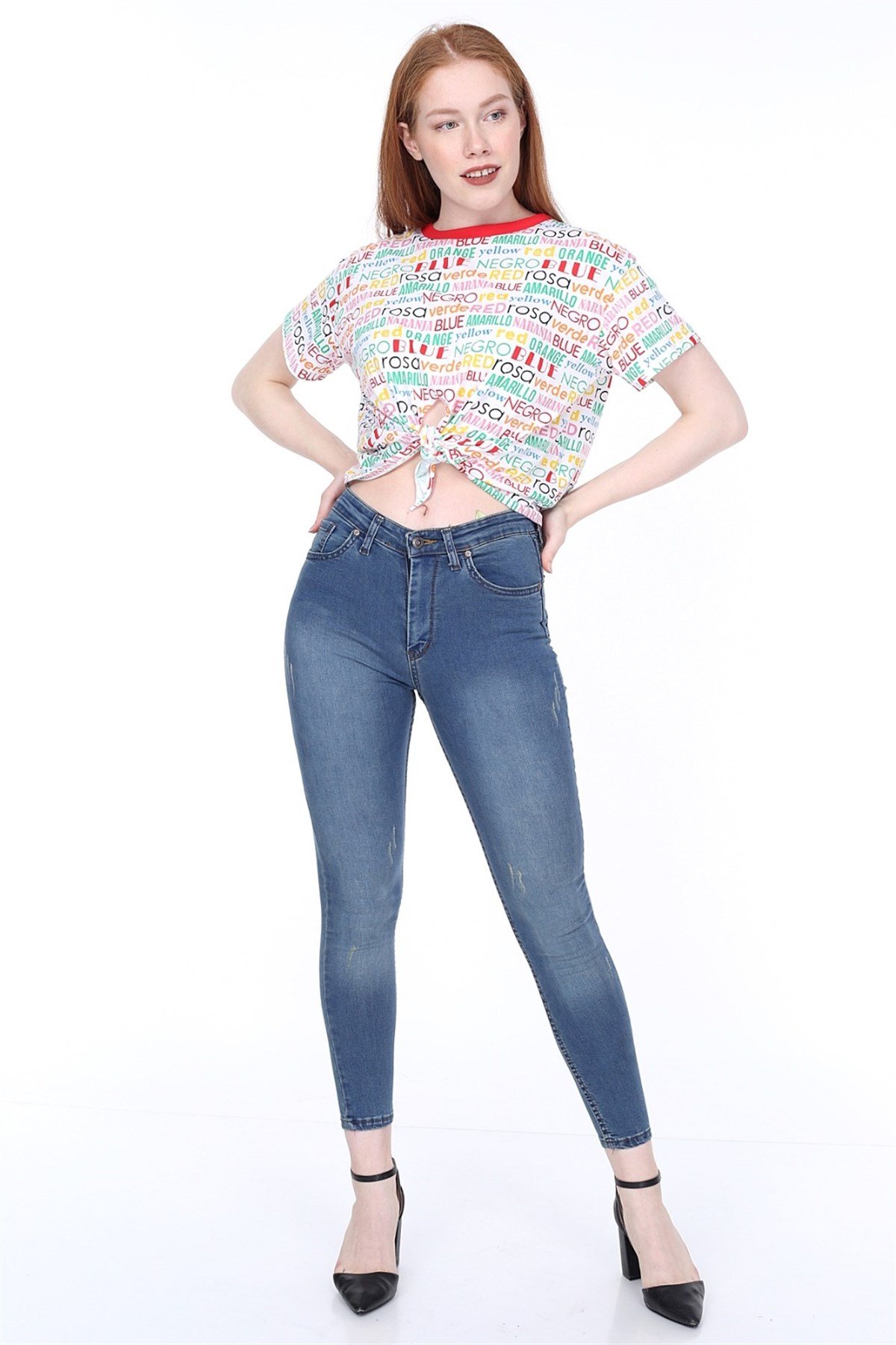 bayan eskitme kot Pantolon