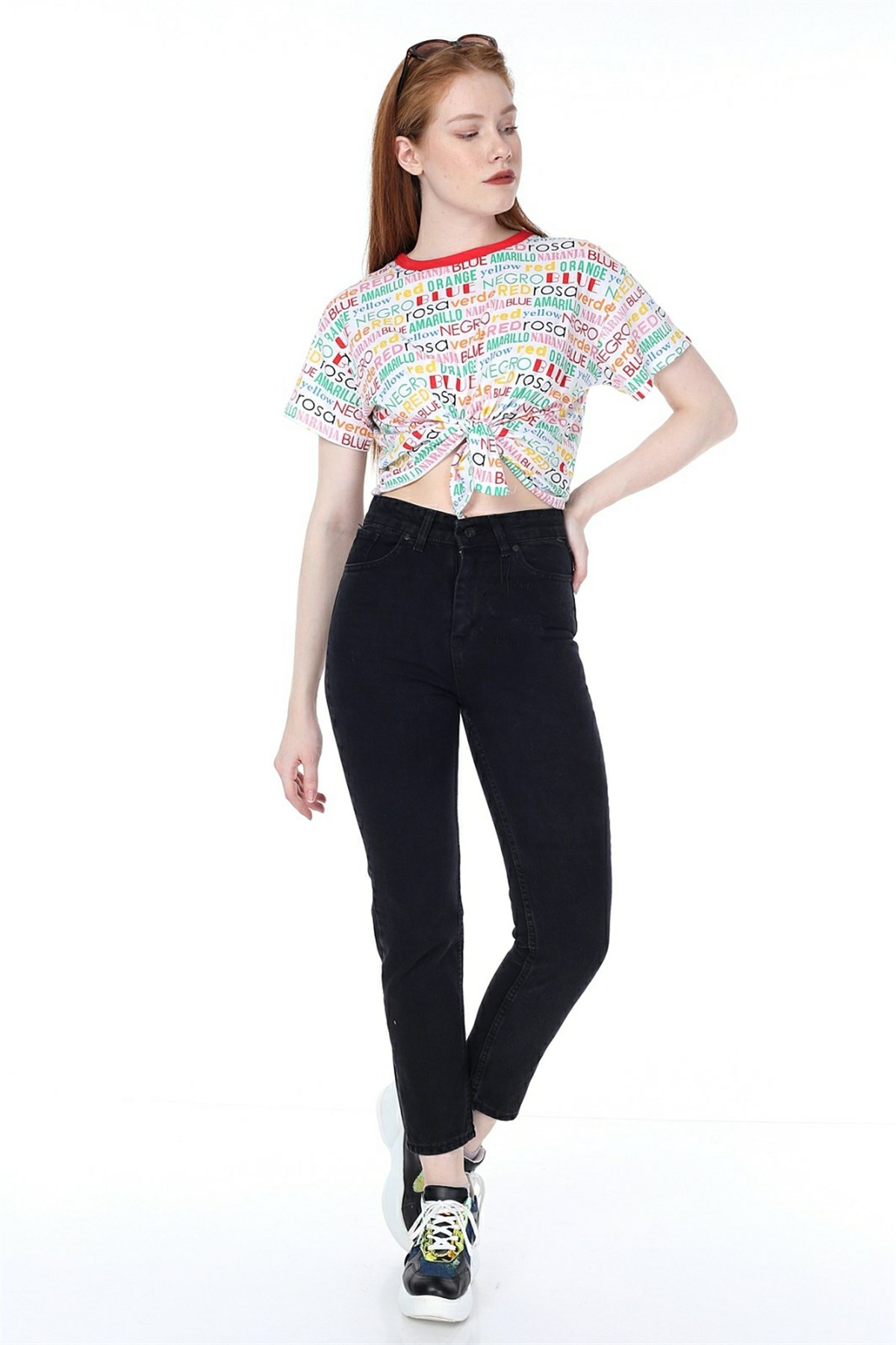 bayan kargo mavi kot Pantolon