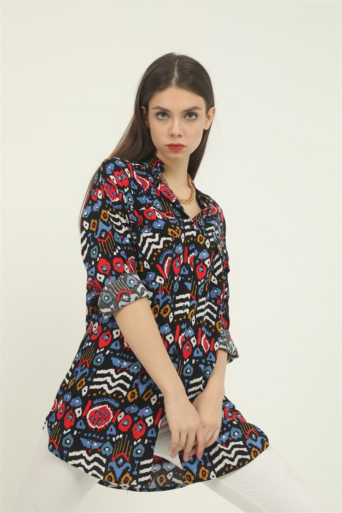 Bayan Yeni Model Gömlek 43334