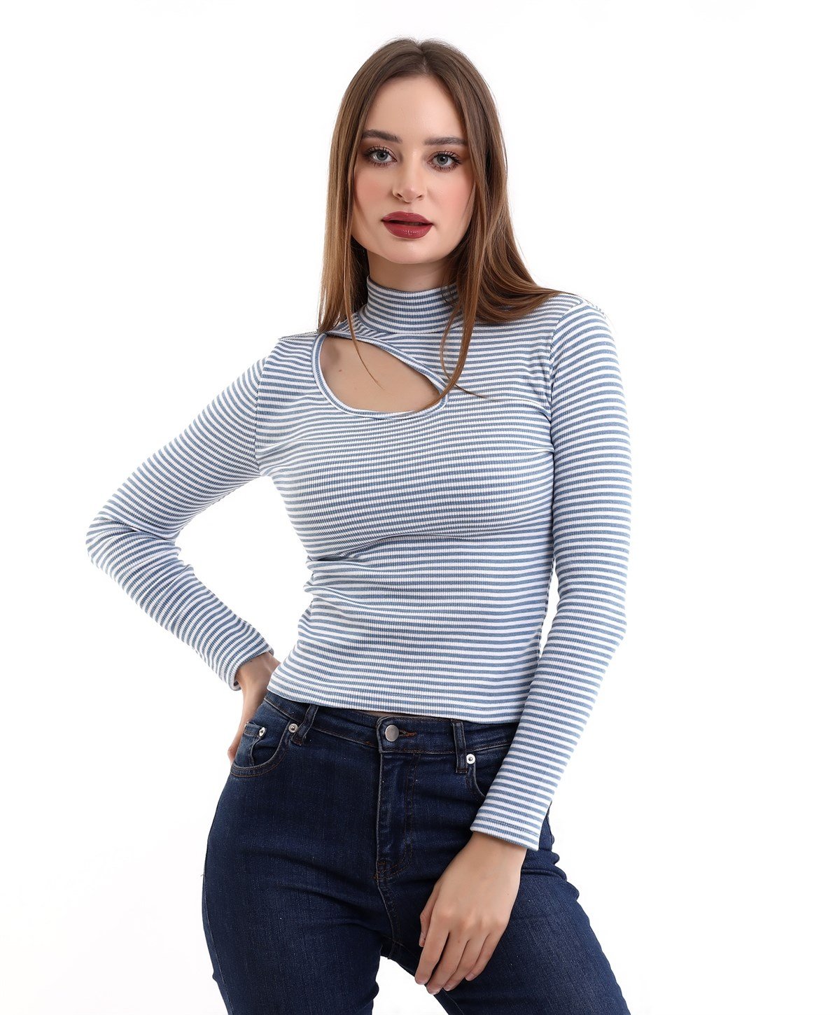 Bayan Yeni Model Kaşkorse Bluz 68558
