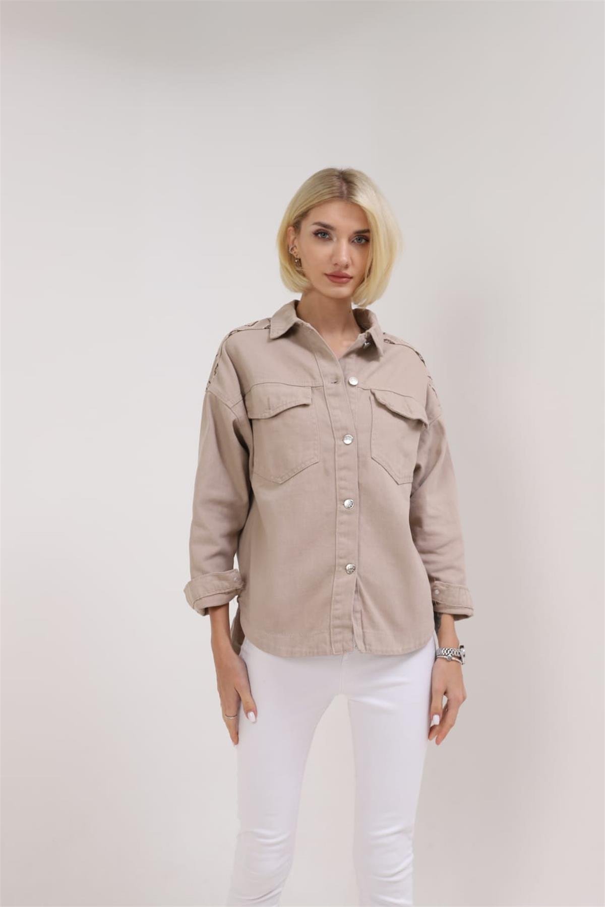 Bayan Yeni Model Kot Ceket 259954