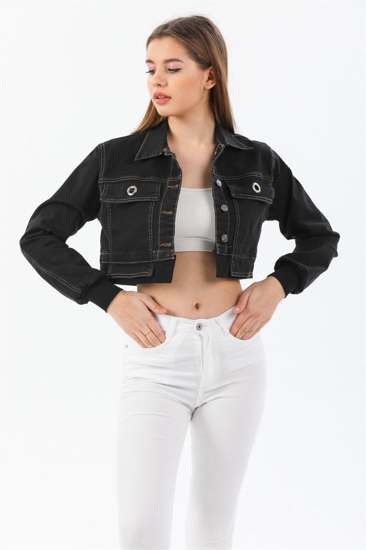 Kadın Yeni Model Kot Ceket 41126