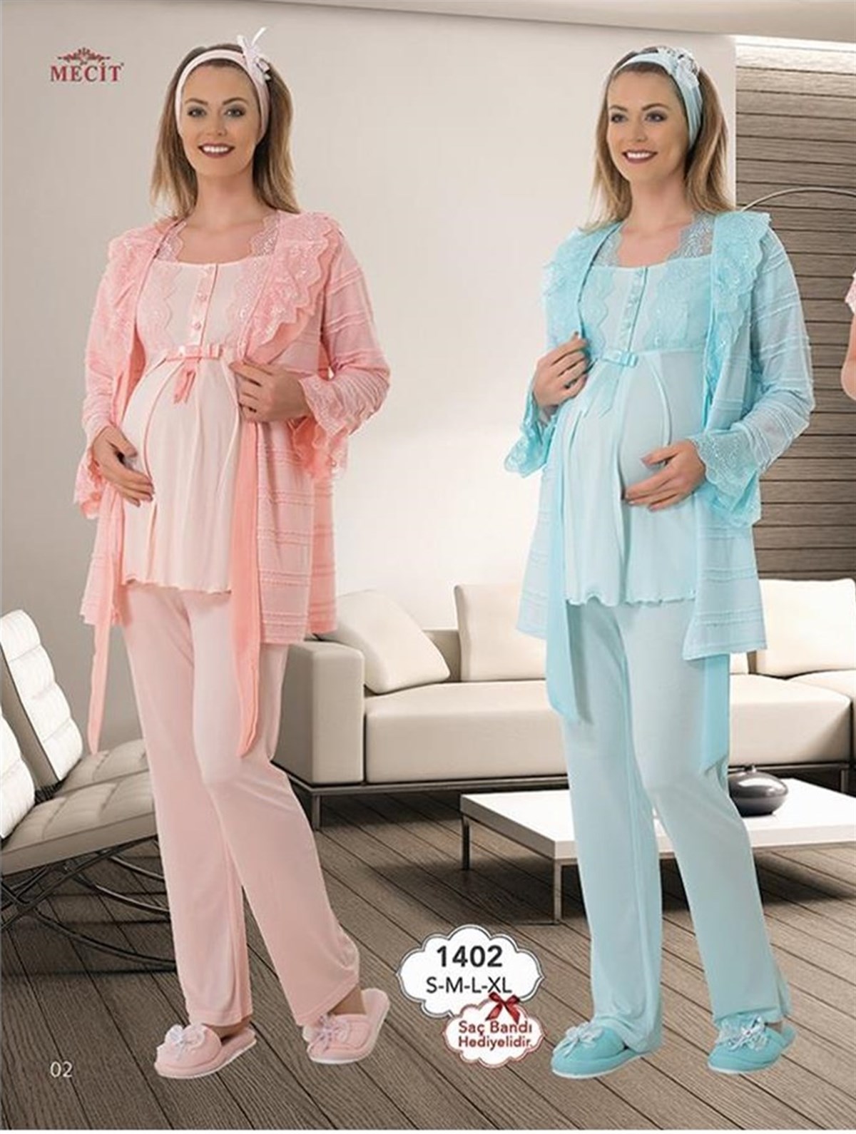 Sabahlıklı Lohusa Pijama Takımı