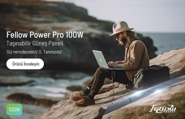Fellow Taşınabilir Güneş Paneli 100W