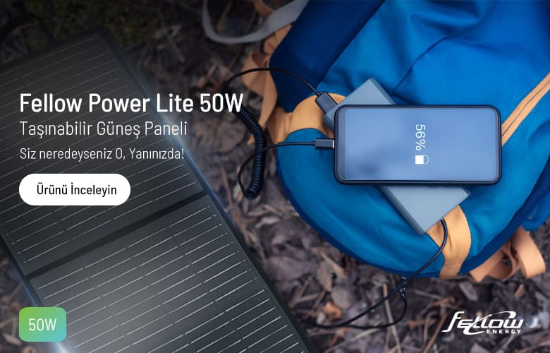 Fellow Taşınabilir Güneş Paneli 50W