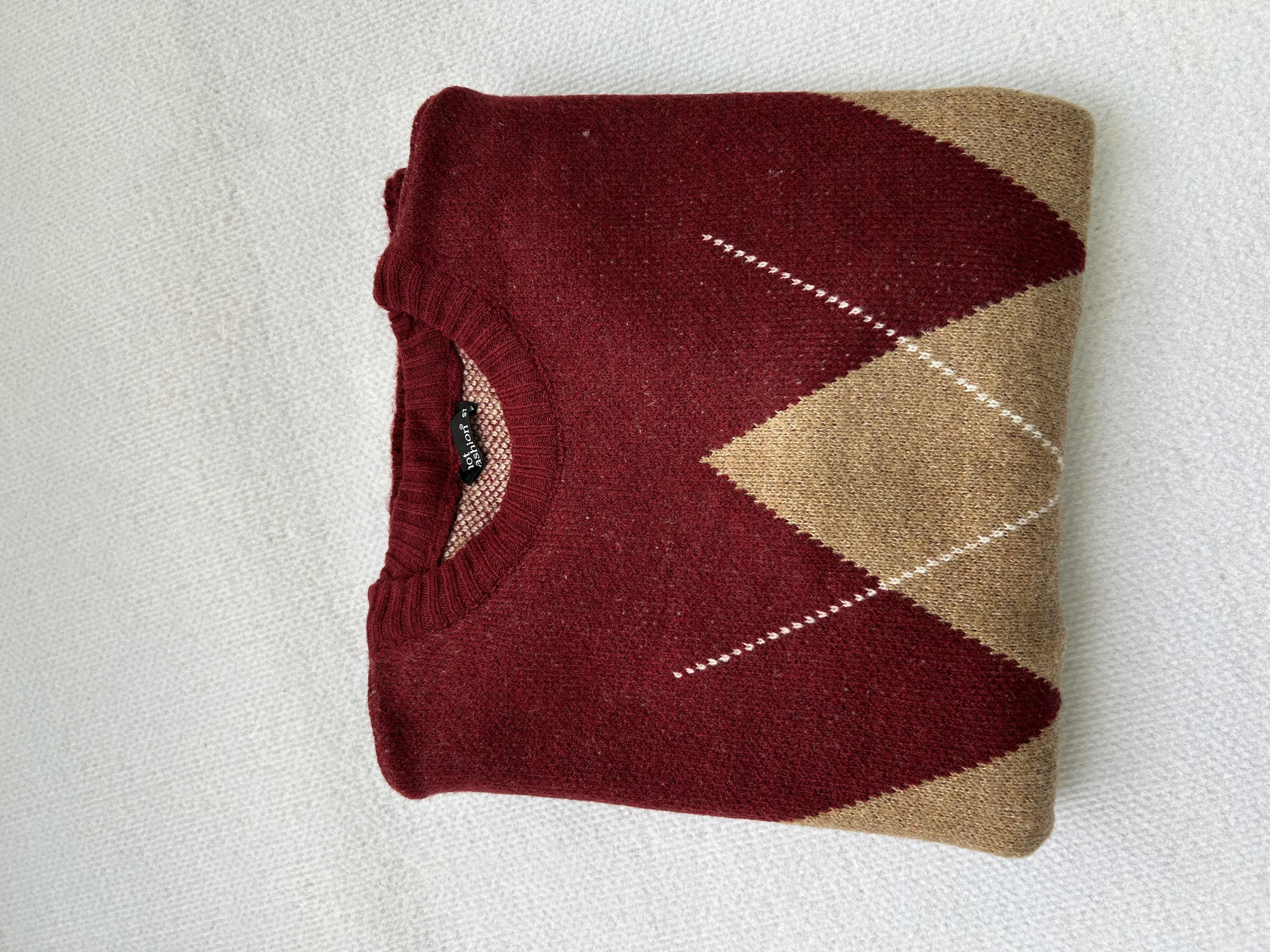 Baklava Desenli Bordo Camel  Kazak 