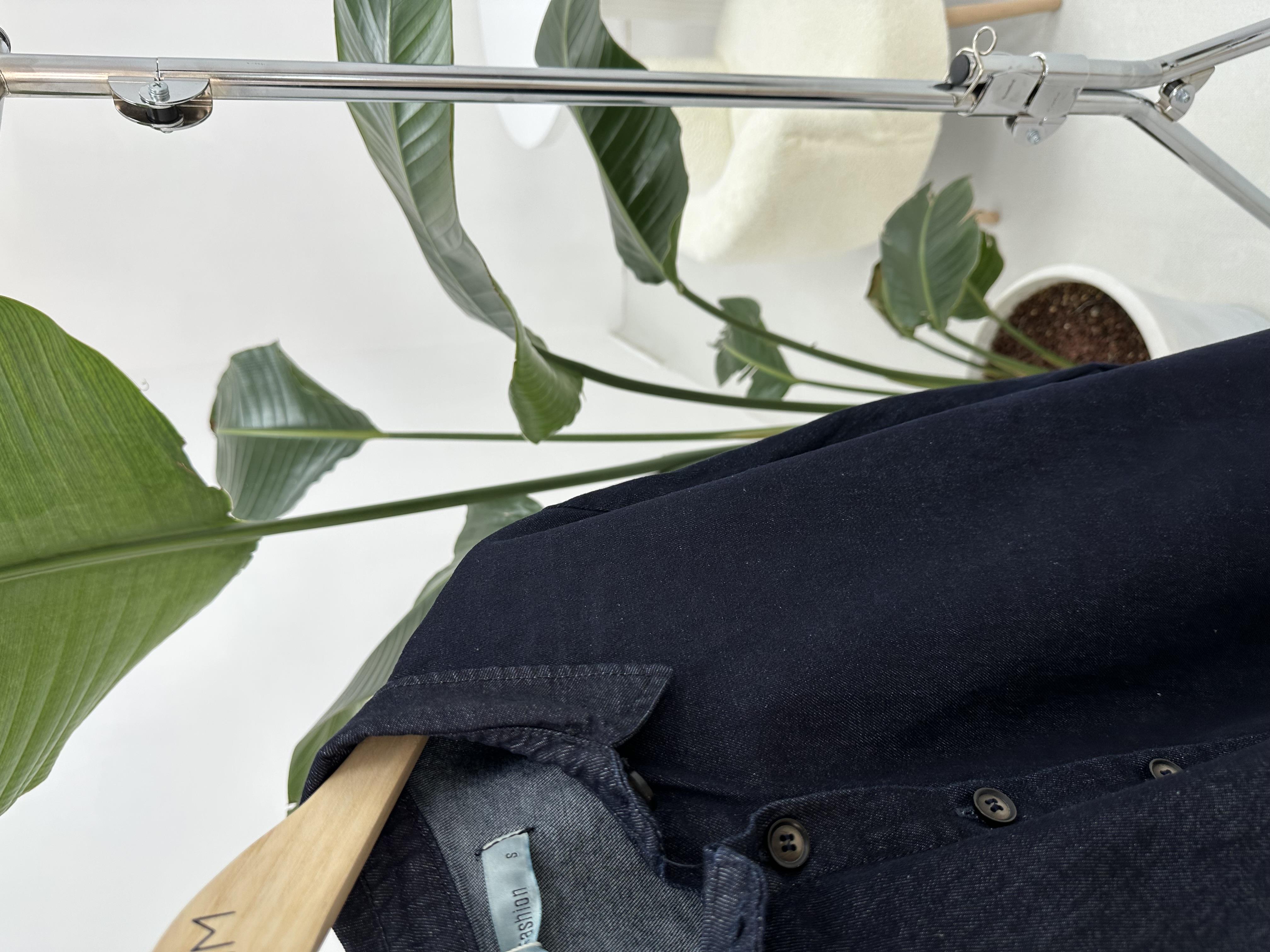Denim Düğmeli Gömlek