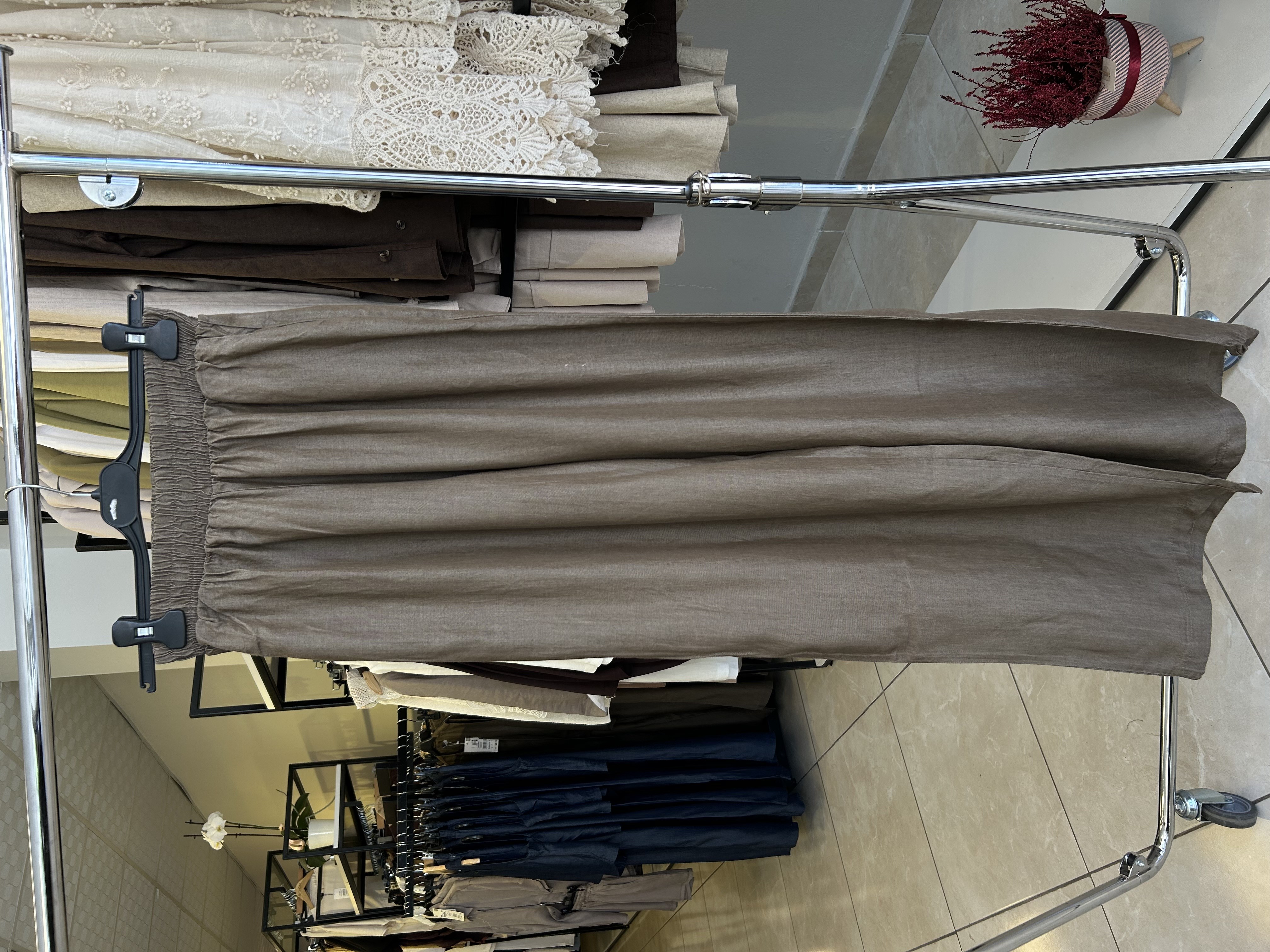 Kahverengi  Yelek Pantolon Denim Takım