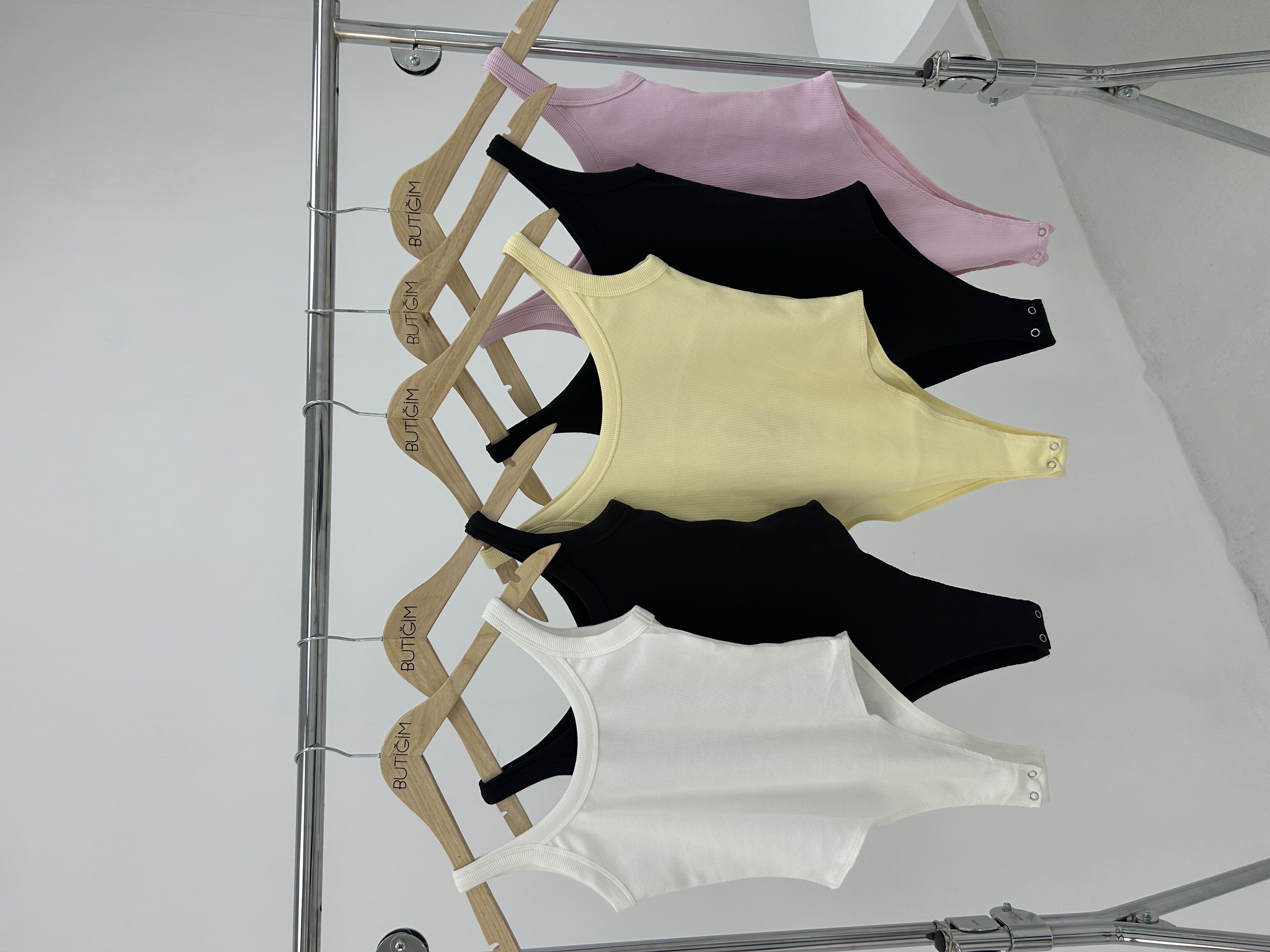 Siyah   Bodysuit Atlet