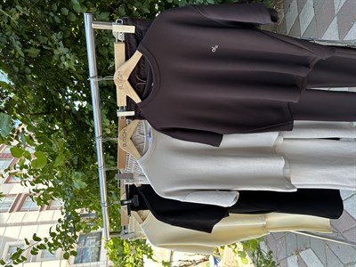 Bisiklet Yaka Kahverengi   Modal Kumaş Eşofman Takımı 