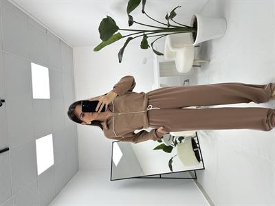 Biyeli Fermuarlı  Eşofman Takımı 