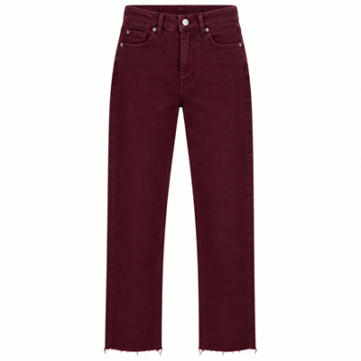 Bordo Boyfit Jean Pantolon 