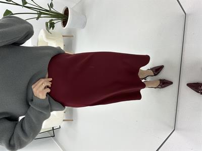 Bordo Saten Etek 