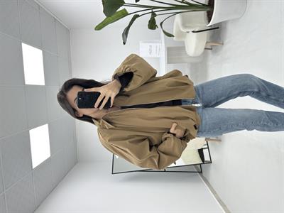 Camel Bomber Ceket