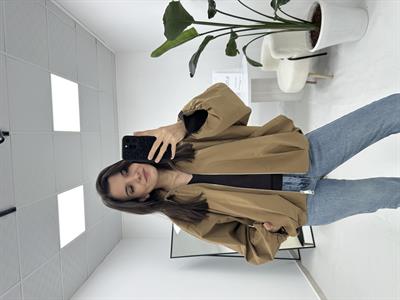 Camel Bomber Ceket