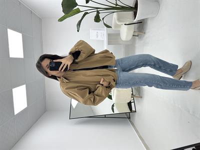 Camel Bomber Ceket